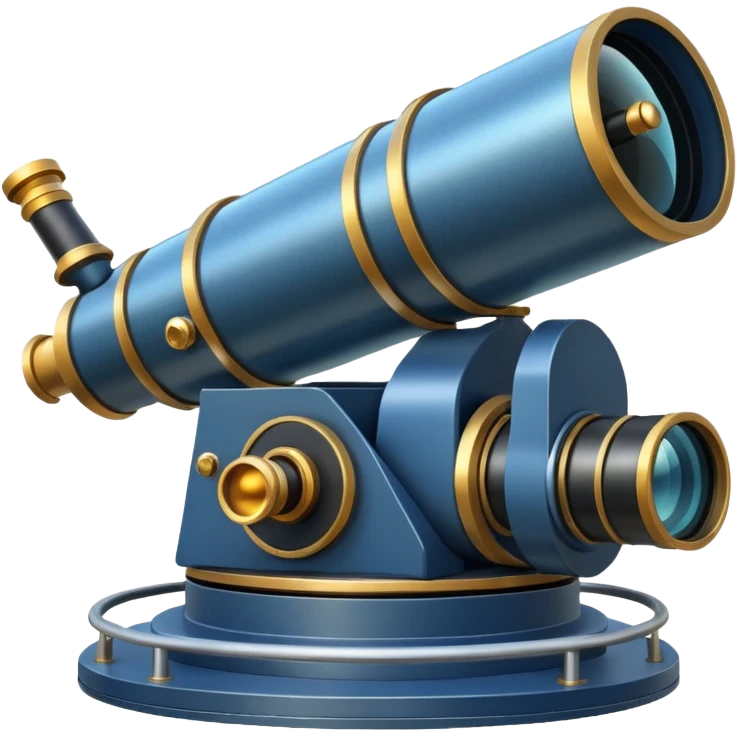 observatory with a big telescope emoji