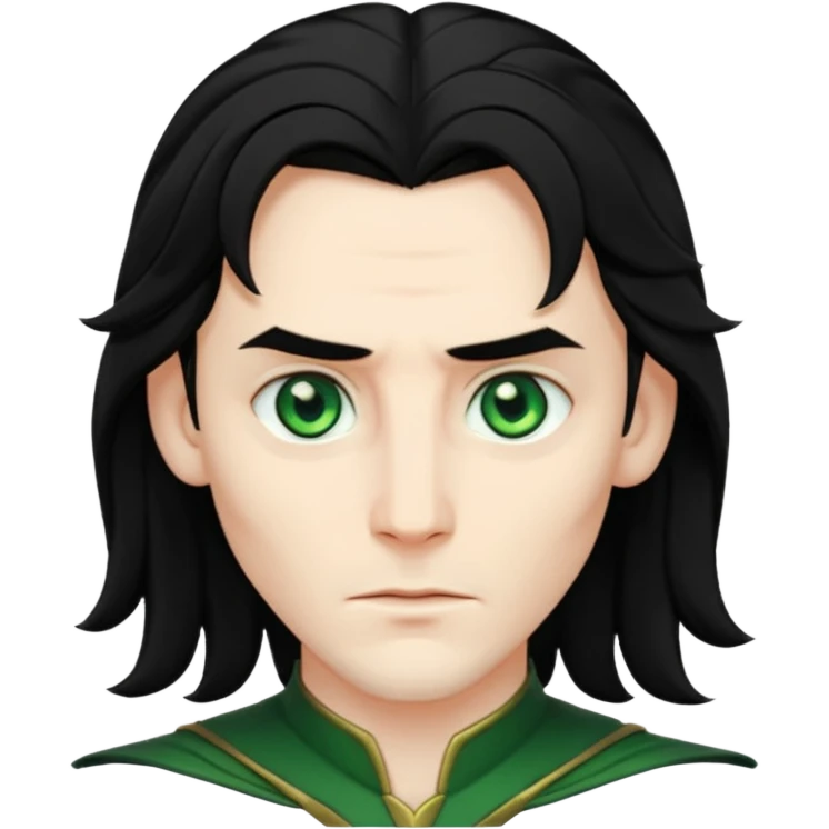 Loki Marvel black hair emoji