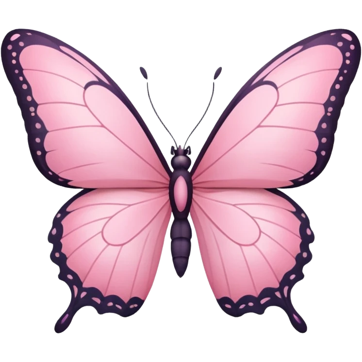 pink butterfly emoji