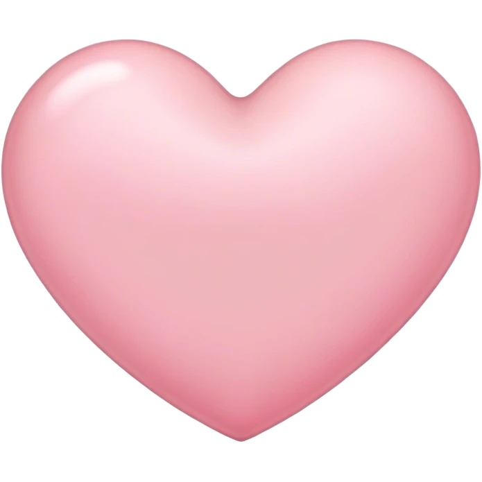 Light pink heart emoji