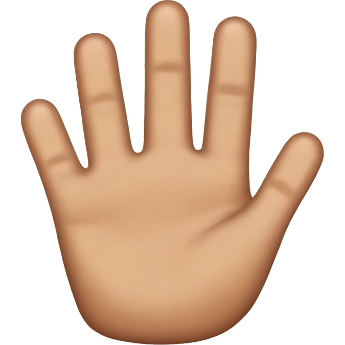 finger brown emoji