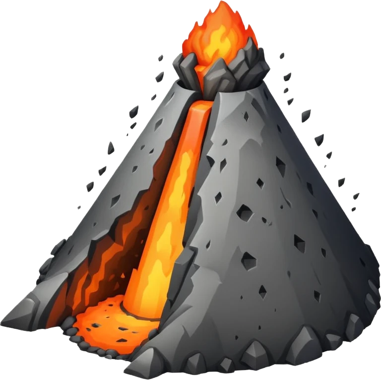 neutral Volcano emoji