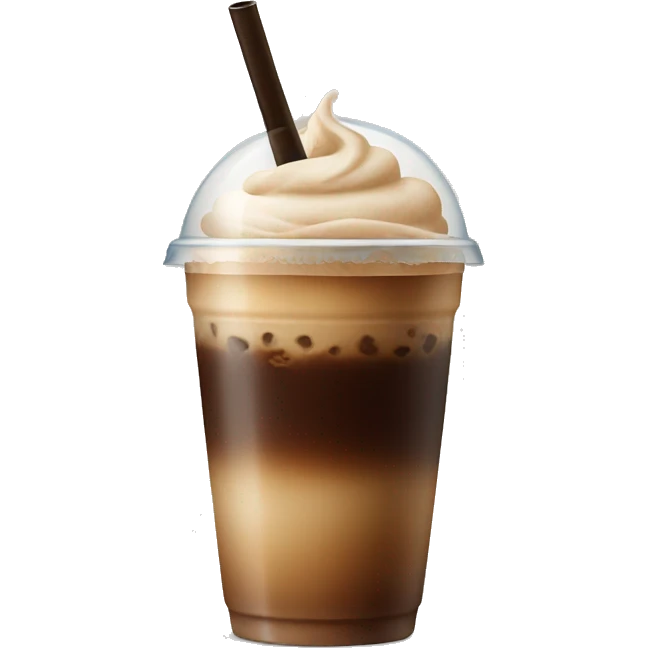 Ice coffee emoji
