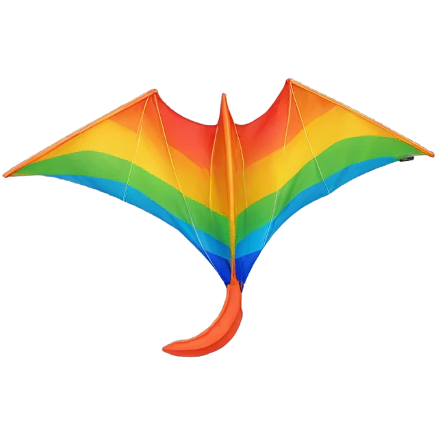 Dinosaur flying kite emoji