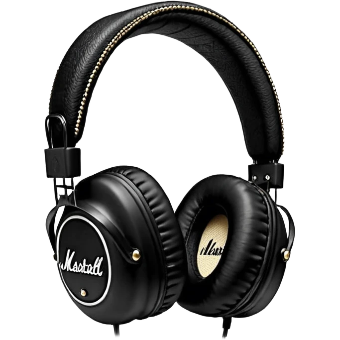  накладных наушников в стиле Marshall.

Узнаваемая форма квадртаных чашек Marshall, аккуратные швы, мягкие амбушюры, прочное оголовье.
Логотип Marshall на чашках, выполненный в фирменном стиле.

 emoji