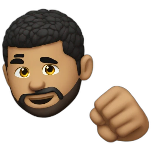 drake flexing with big boos emoji