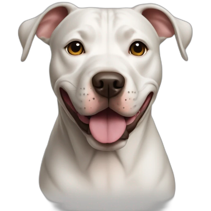 Dog mix pitbull labrator emoji