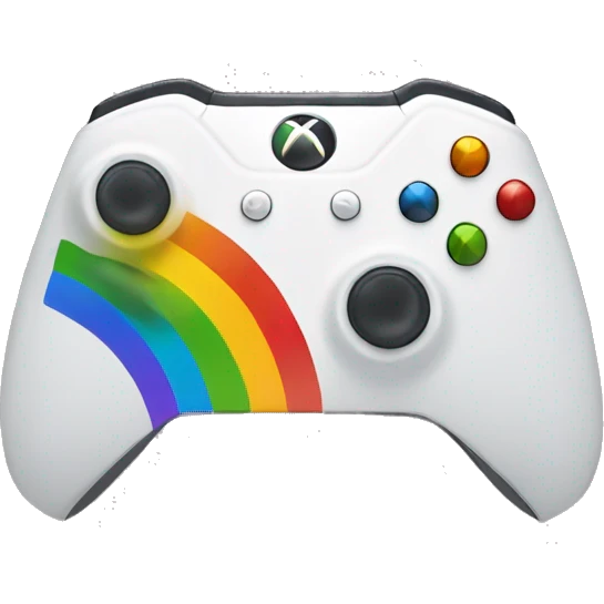 rainbow xbox logo emoji