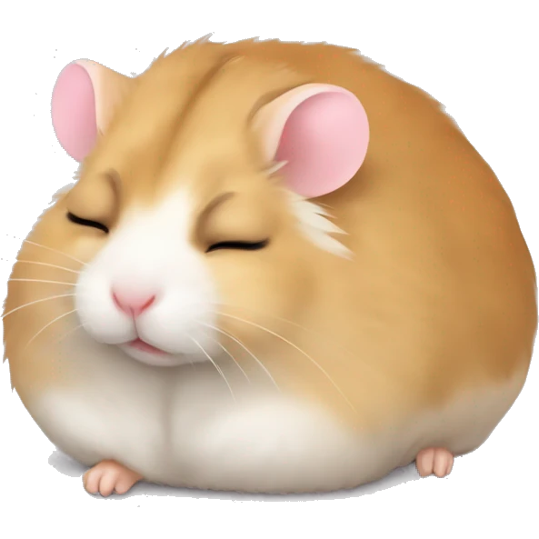 russian hamster sleeping emoji