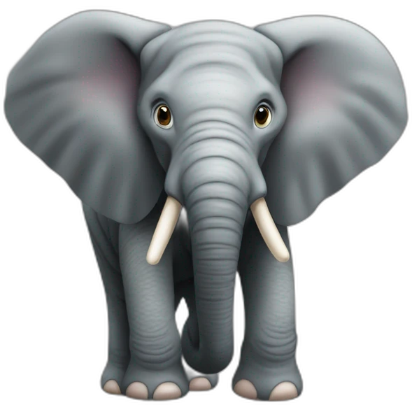 Dünner elefant emoji