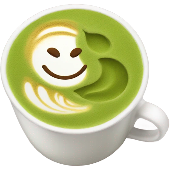 Matcha latte  emoji