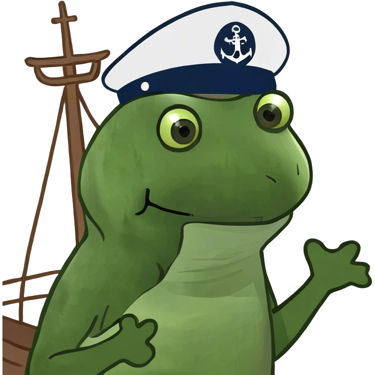 bufo on a ship emoji