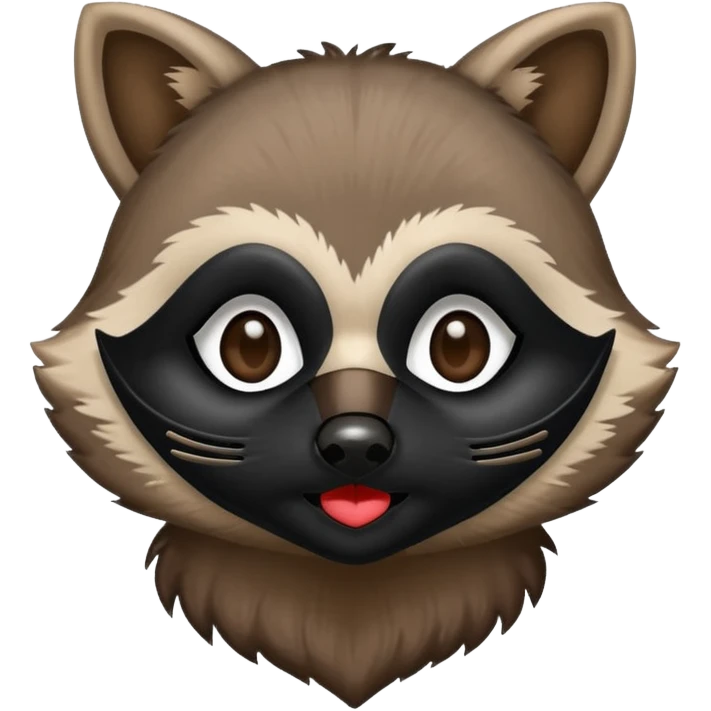 raccoon saying i love you emoji