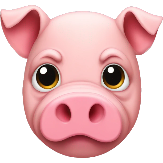 A mafia pig emoji  emoji