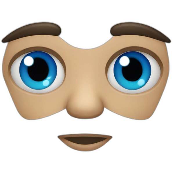 Chico ojos azules emoji