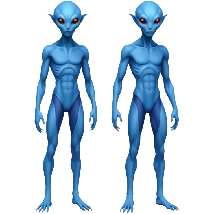fullbody alien hybrid Essassani emoji