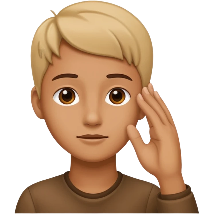 Sorry touch the ear emoji