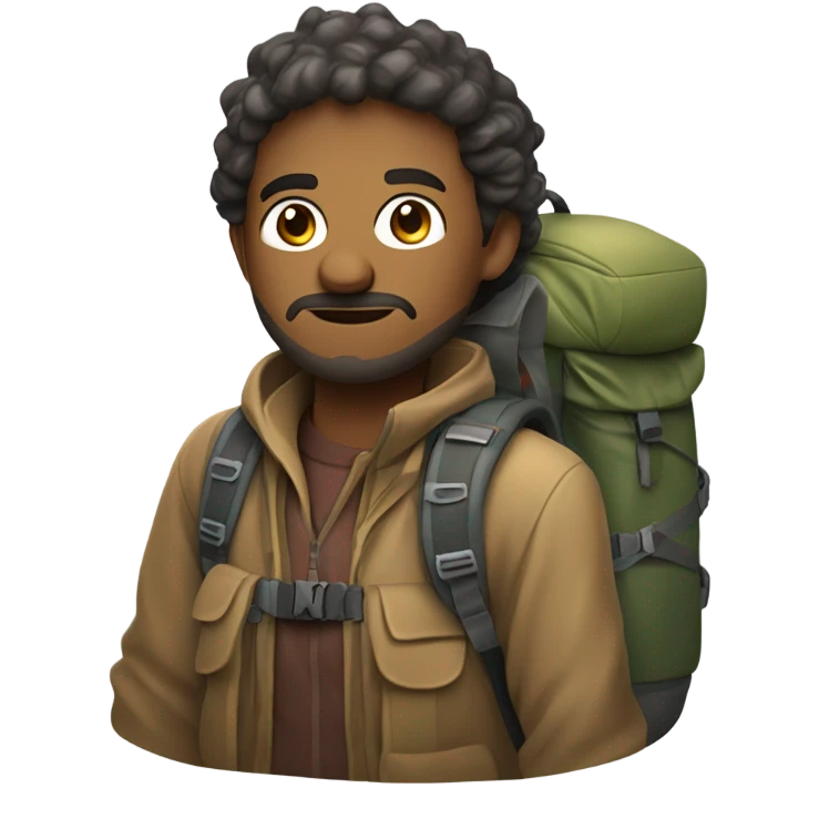 Backpacker  emoji