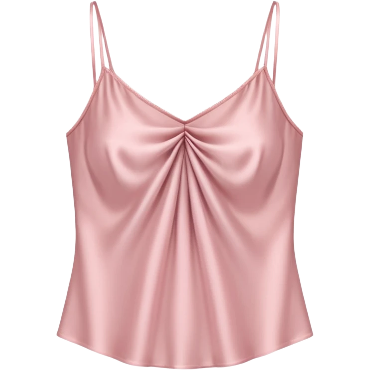 Light pink silk camisole folded neatly emoji