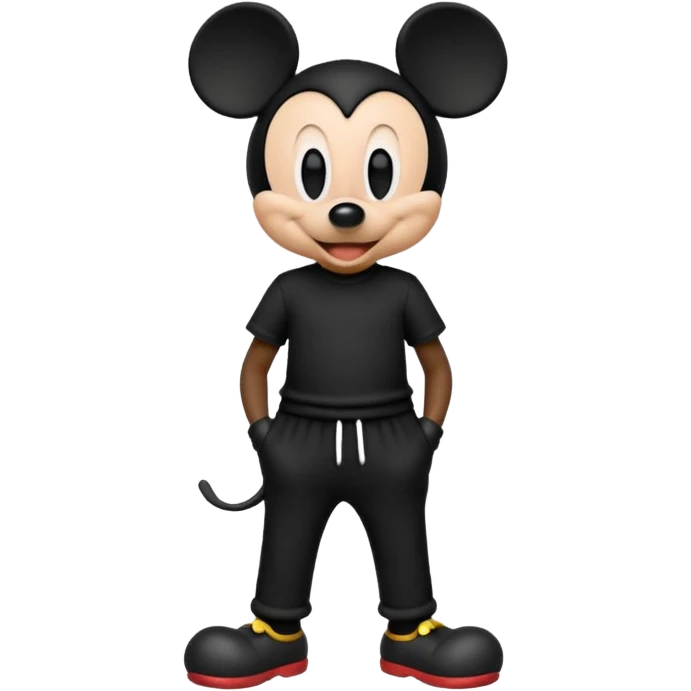 mickey en tn full black emoji