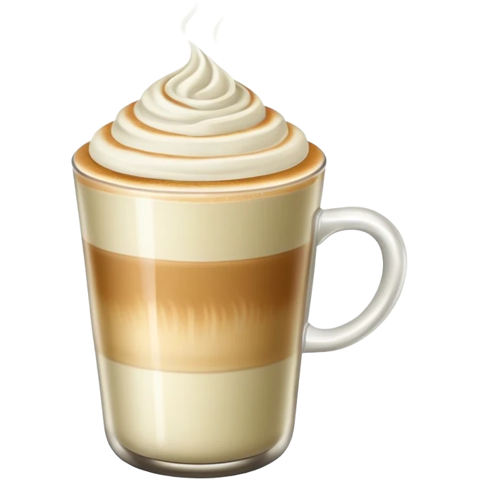 Latte in pale olive emoji