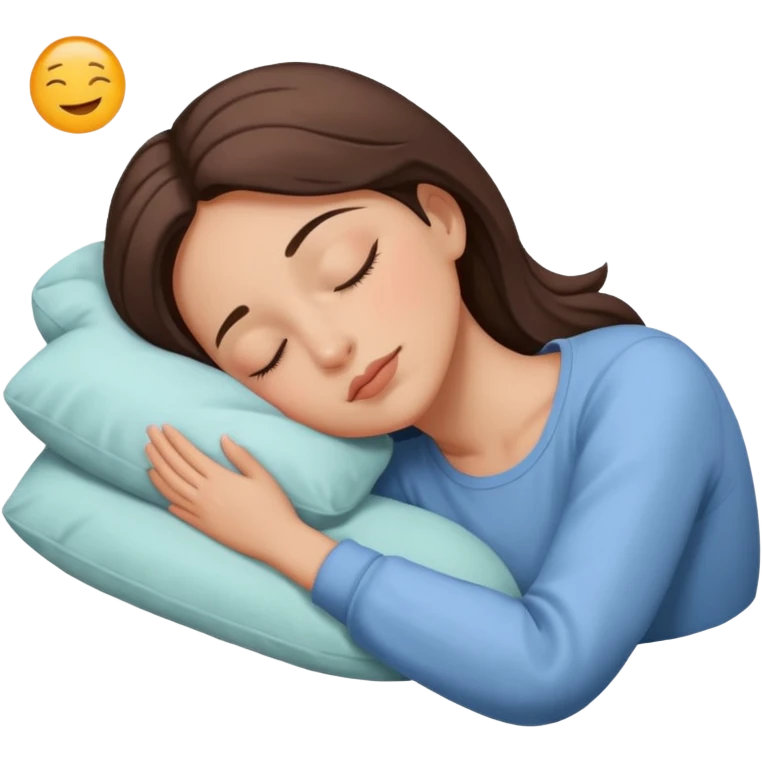 Emotionally deep, intuitive, sometimes escapist — but the best person to cry, create, and dream with. woman sleeping and dreaming  emoji
