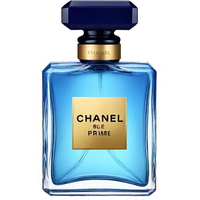 Blue Chanel perfume  emoji