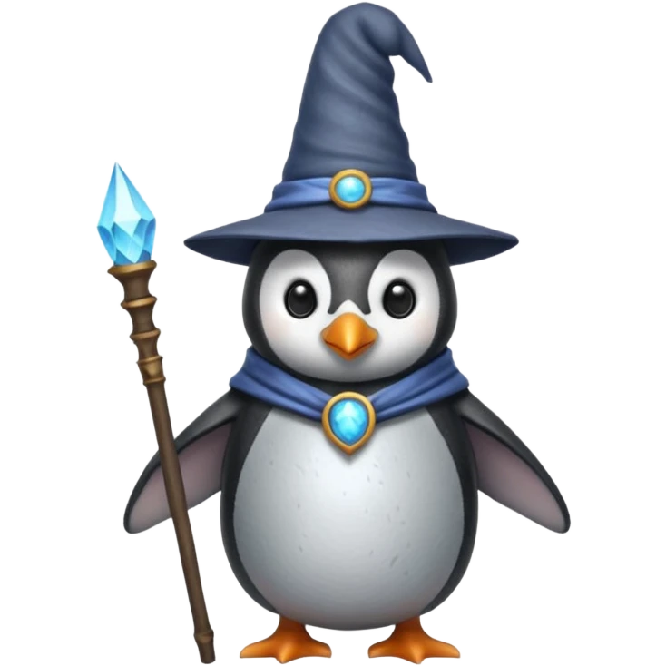 Penguin Wizard emoji