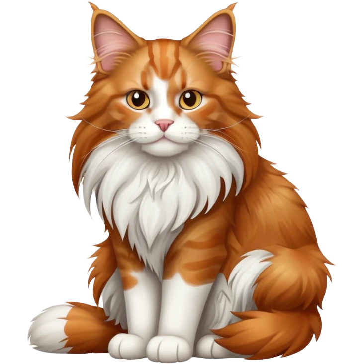 fluffy maine coon cat emoji