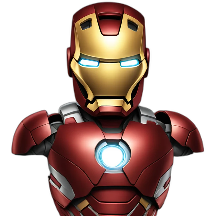 Iron man with suit emoji