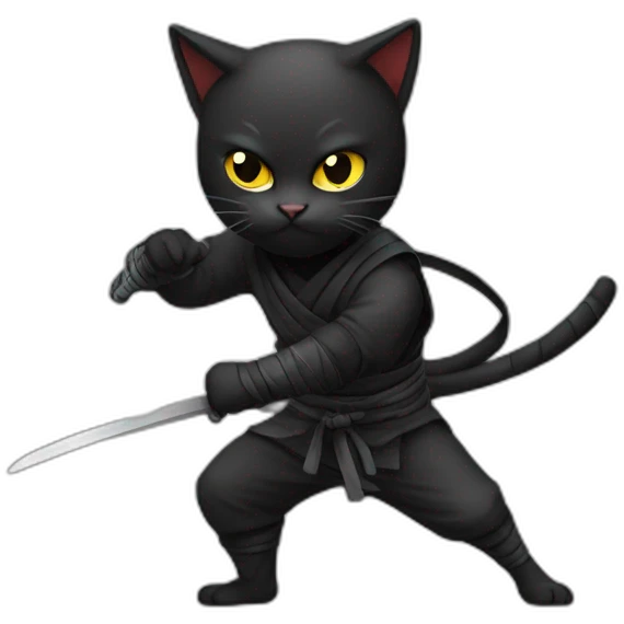 Ninja cat emoji