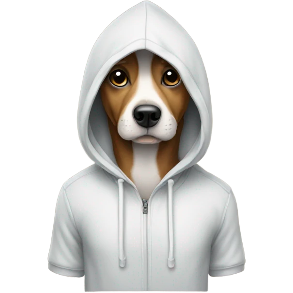 Dog with hoodie emoji