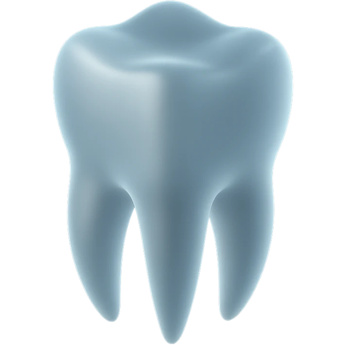 realistic tooth illustration with soft lighting emoji