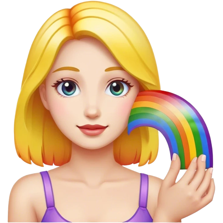 
female director with rainbow emoji