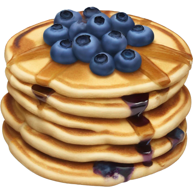 Blueberry pancakes  emoji