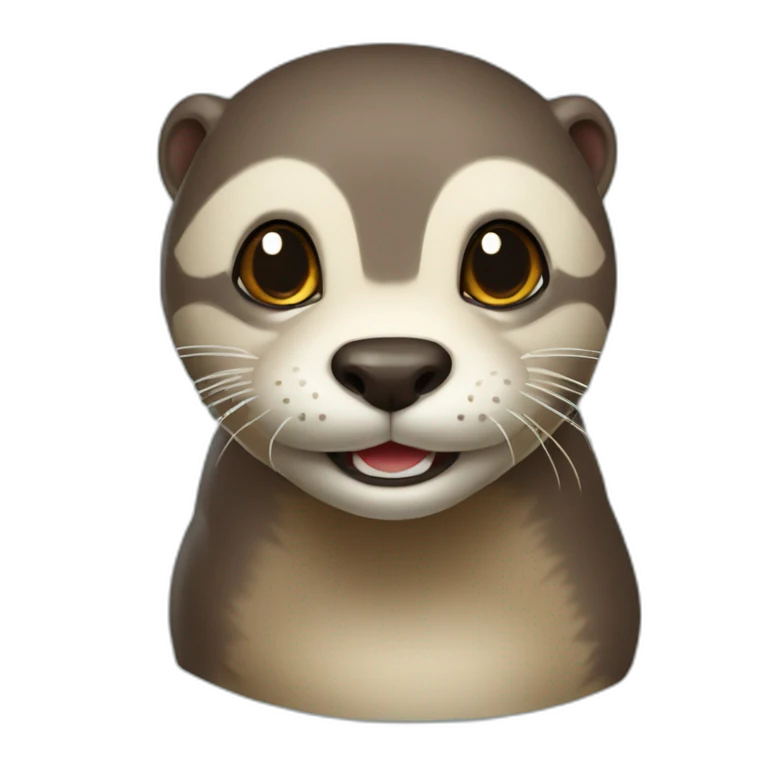 Loutre sur tortu emoji