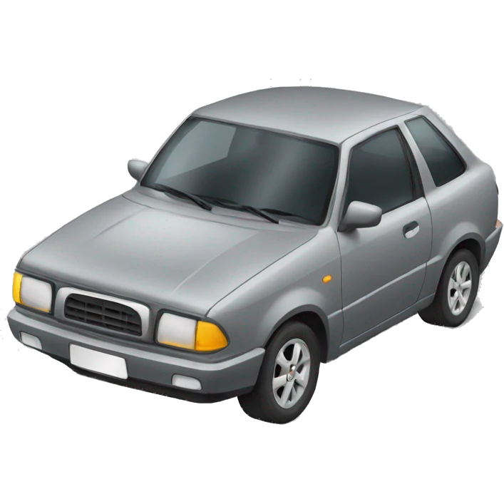 grey car emoji
