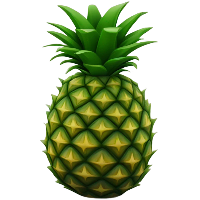 Black pineapple  emoji
