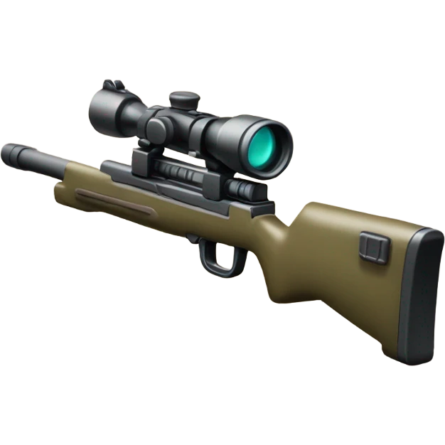 Toy sniper rifle  emoji