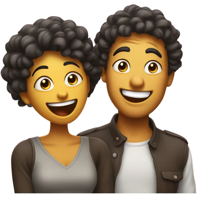 Funny love emoji