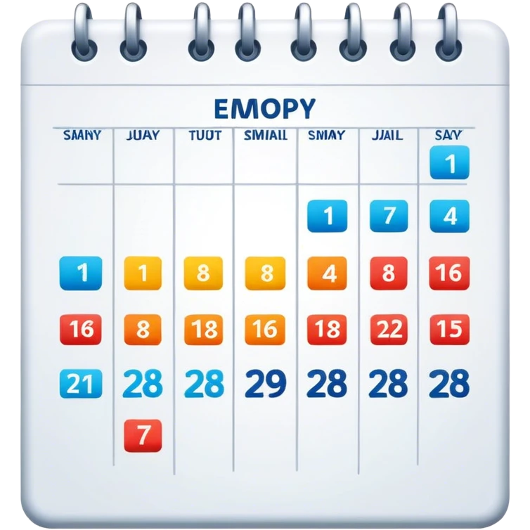 Calendar emoji