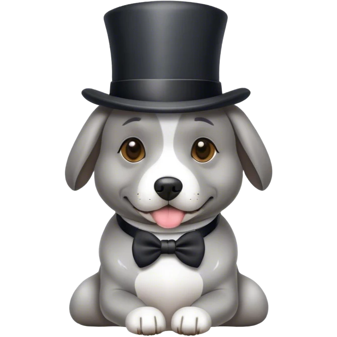 silindir şapkalı köpek balığı emoji