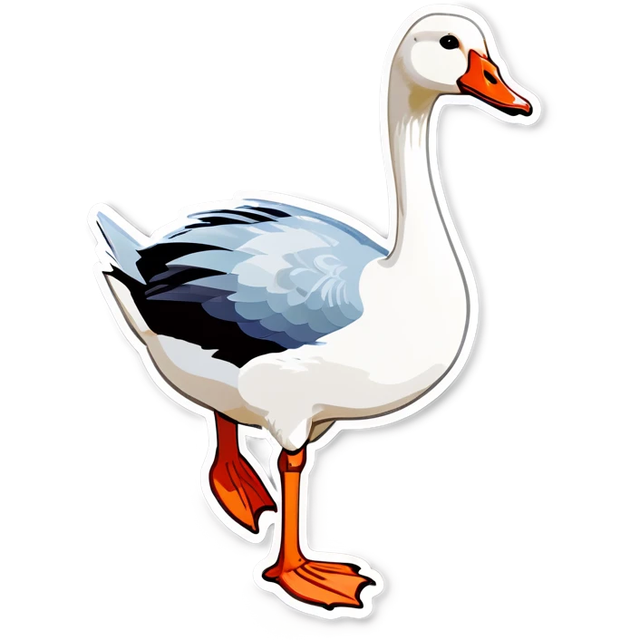 Silly goose emoji