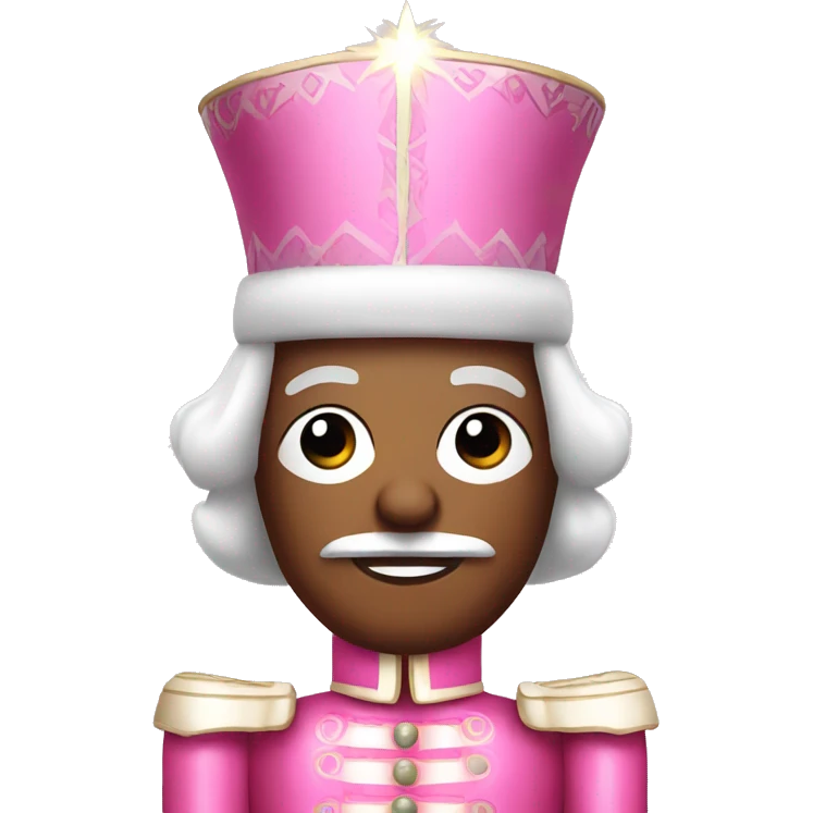 Pink Nutcracker  emoji