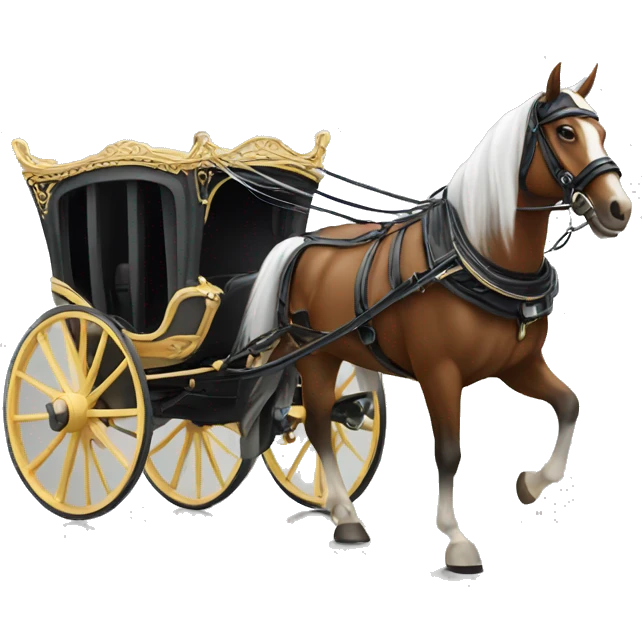 horse carriage emoji