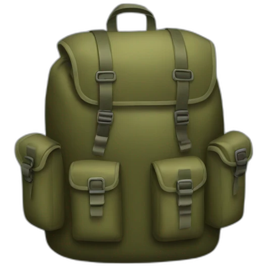 army rucksack emoji