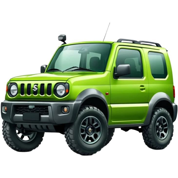 A green Suzuki Jimny Car  emoji