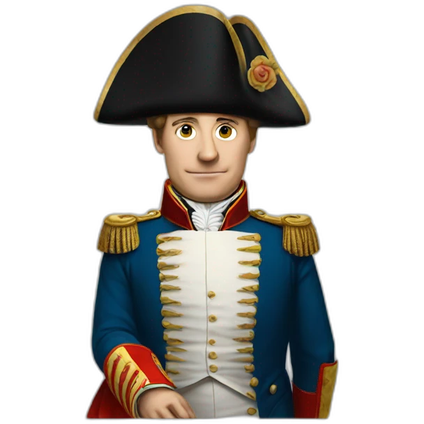 Napoleon with birthday party hat emoji