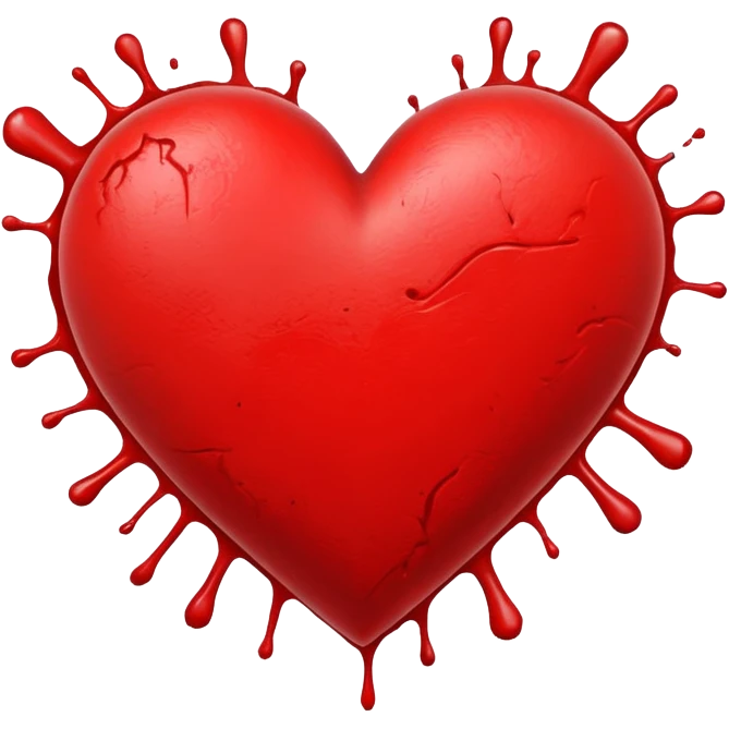 Граффити сердца  emoji