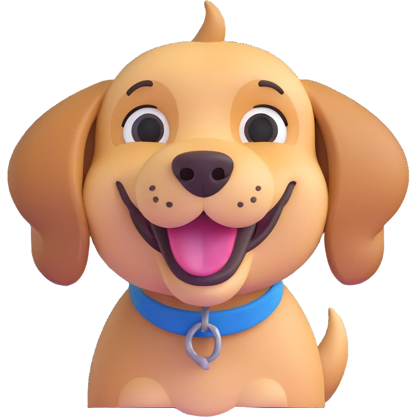 happy dog emoji